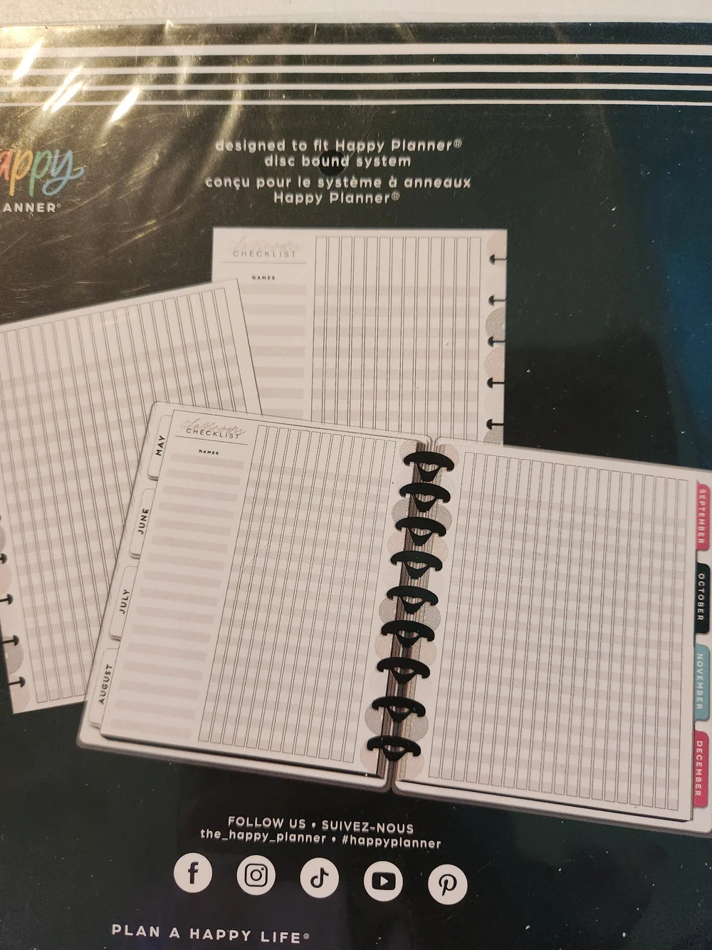 Happy Planner Classic Fill Paper Pads - Black & White